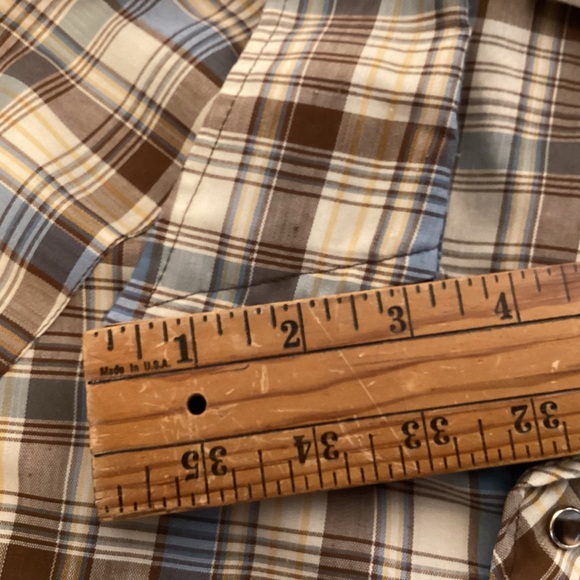 Vintage DJ Dickson Jenkins Men’s Western Shirt snap front Made in USA Size 16 - Picture 8 of 11